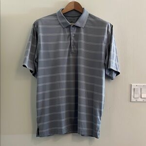 George Gray Polo Shirt Classic Stripes